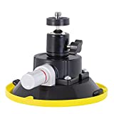 IMT 4.5' Car Camera Mounting Kit Pump Vacuum Suction Cup Mount, Professional Camcorder Vehicle Holder w/ 360° Panorama Ball Head and 180°, DSLR Camera Video Stabilizer Car Sucker Cup Holder