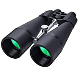 High Power Binoculars for Adults, 30-260X Long Range Binoculars Stargazing Telescope 80mm Big Objective Lens for Bird Watching Hunting Travel Football Games with Carrying Case and Strap