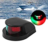 Osinmax Boat Navigation Light, LED Bow Light for Boat,Marine LED Navigation Lights. Perfect Boat Front Light to Small Boat and Pontoon (Black)