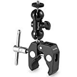 SmallRig Cool Ballhead Arm Super Camera Clamp Mount Double Ball Adapter, Fence Desk Table Mount for Ronin-M for Insta360, for Gopro - 1138