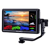 FEELWORLD FW568 V2 5.5 inch DSLR Camera Field Monitor with Waveform LUTs Video Peaking Focus Assist Small Full HD 1920x1152 IPS with 4K HDMI 8.4V DC Input Output Include Tilt Arm