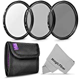 58MM Lens Filter Kit by Altura Photo, Includes 58MM ND Filter, 58MM CPL Filter, 58MM UV Filter, (UV, CPL Polarizing Filter, Neutral Density ND4) for Camera Lens with 58MM Filters + Lens Filter Case