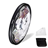 Fotoconic 77mm Kaleidoscope Glass Prism Camera Lens Filter Variable Number of Subjects SLR Photography Accessories