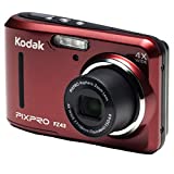 Kodak PIXPRO Friendly Zoom FZ43-RD 16MP Digital Camera with 4X Optical Zoom and 2.7' LCD Screen (Red)