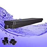 RecPro 33 Gallon Black Waste Water RV Holding Tank 22” x 54” x 8” | Fitting Kit Included | Made in America