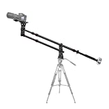 Neewer 70 inches/177 Centimeters Aluminum Alloy Jib Arm Camera Crane with 1/4 and 3/8-inch Quick Shoe Plate, Counter Weight for DSLR Video Cameras，Load up to 8 kilograms/17.6 pounds