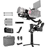 Zhiyun Crane 3S 3-Axis Handheld Gimbal Stabilizer for DSLR Cameras and Camcorder, 6.5kg Payload, Extendable Roll Axis, 12 Hours or Longer Continuous Uptime, DC-in (Pro Package)
