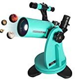 Sarblue Maksutov-Cassegrain Telescope 60 with Dobsonian Mount, 60mm Aperture 750mm Focal Length, with Finderscope and Phone Adapter, Tabletop Telescopes for Kids Adults Beginners Astronomy