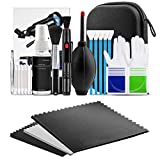 ParaPace Professional Camera Cleaning Kit (with Waterproof Case),Including Cleaning Solution/5 APS-C Cleaning Swabs/Lens Pen/Air Blower/Cleaning Cloth for DSLR Cameras(Canon,Nikon,Sony)