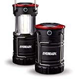 Eveready LED Camping Lantern 360 PRO (2-Pack), Super Bright Tent Lights, Rugged Water Resistant LED Lanterns, 100 Hour Run-time (Batteries Included)