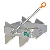 Slide Anchor Box Anchor for Boats, Offshore, Small,Silver