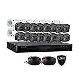 Defender 4k Ultra HD WIRED Security Cameras Night Vision, Mobile Viewing Motion Detection Cameras, Outdoor Surveillance (16 Channel 16 Cameras + Amazon Exclusive 2 Extra 60ft Cables + 2 Year Warranty)