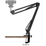 Webcam Stand - 14 Inch Suspension Scissor Durable Bracket with Aluminum Desk Clamp Mount - Built-in 1/4' Screw for Logitech Webcam C930e,C930,C920, C922x,C922, Brio 4K, C925e,C615 by Pipishell-PIWS03
