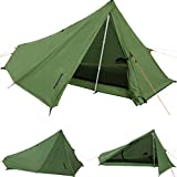 1-Person Trekking Pole Tent for Backpacking, Ultralight No Pole Backpacking Tent, One Person Waterproof Hiking Tent for Camping, Lightweight Camping Tent for Scouts, Trekker by Underwood Aggregator