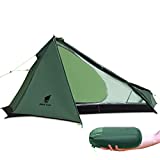 GEERTOP 1 Man Tent for Backpacking Ultralight 3 Season Single Person Tent for Camping Hiking Backpacking - Easy to Set Up