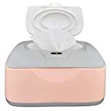 Baby Wet Wipes Warmer, Dispenser, Holder and Case - with Easy Press On/Off Switch, Only Available at Amazon
