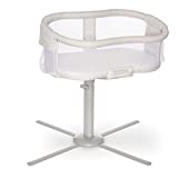 HALO BassiNest Swivel Sleeper, Bedside Bassinet, Soothing Center with Nightlight, Vibration and Sound, Premiere Series, Pebble