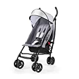 Summer 3Dlite Convenience Stroller, Gray - Lightweight Stroller with Aluminum Frame, Large Seat Area, 4 Position Recline, Extra Large Storage Basket - Infant Stroller for Travel and More