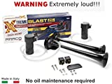 MARCO Xtreme Blast Electric Horn – Italian Tuck Accessories – Extremely Loud Car Horn – Comes with Dual Compressor – 120 dB Loud Truck Horn for Improved Safety