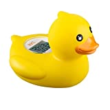 b&h Baby Thermometer, The Infant Baby Bath Floating Toy Safety Temperature Thermometer (Classic Duck)