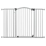 Summer Infant Extra Tall & Extra Wide Safety Gate, 29.5 - 53 Inch Wide & 38' Tall, for Doorways & Stairways, with Auto-Close & Hold-Open, Grey
