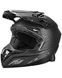 Kemimoto Unisex-Adult Off-Road Helmet, DOT Approved Safety Dirt Bike Motocross 4 Wheels ATV Racing Helmet for Men Women Ventilation (Black, Large)