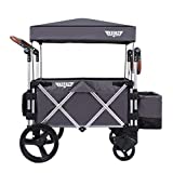 Keenz Stroller Wagon – 7S Pull/Push Wagon Stroller – Safe and Secure Baby & Big Kids Wagon with Canopy & Other Accessories Included – Versatile Wagon Stroller Ideal for Special Needs, Grey