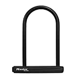 Master Lock 8170D U-Lock Bike Lock with Key, 1 Pack , 6-1/8 in. Wide , Black