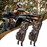 kemimoto ATV Fender Bag, Rear Storage Bags w/Water Holder Compatible with Sportsman Scrambler FourTrax Grizzly