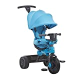 Joovy Tricycoo 4.1 Kid's Tricycle, Push Tricycle, Toddler Trike, 4 Stages, Blue