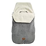 JJ Cole Bundleme - Original, Toddler Bunting Bag, Winter Protection for Baby Car Seats and Strollers, Graphite