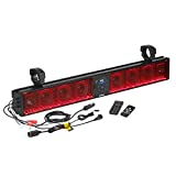 BOSS Audio Systems BRT36RGB ATV UTV Sound Bar System - 36 Inches Wide, IPX5 Rated Weatherproof, Bluetooth Audio, Amplified, 4 inch Speakers, 1 Inch Tweeters, USB Port, RGB Multicolor Illumination