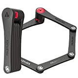 FoldyLock Classic Folding Bike Lock - Patented Sleek High Security Bicycle Lock - Heavy Duty Anti Theft Smart Secure Guard with Keys and Frame Mount for Bikes or Scooters - 95 cm