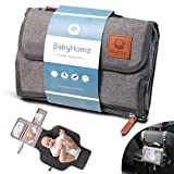 Portable Diaper Changing Pad for diaper bag, Waterproof Baby Changing Pad, Portable Changing Pad For Baby With Smart Wipes Pocket - Lightweight Travel Changing Pad On The Go - Baby Pad - Baby Gift