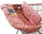 Suessie Shopping Cart Cover and High Chair Cover, Pink Dots