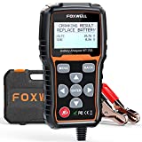 FOXWELL BT705 12V 24V Car Battery Tester Automotive 100-2000 CCA Battery Load Tester Auto Cranking and Charging System Test Scan Tool Digital Battery Alternator Analyzer for Vehicle, Heavy Duty Truck