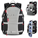 Skateboard Backpack, Durable College School Bookbag with Skateboarding Straps for Boys, Water Resistant Laptop Bag with USB Charging Port for Student Men Women Fits 15.6 Inch Notebook