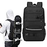 Skateboard Backpack Longboard Carry Bag Men Women Leisure Skateboarding Travel Bag
