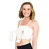 Simple Wishes X-Small/Large | Hands-Free Breast Pump Bra | Adjustable and Customizable Pumping Bra Fitting for Breastfeeding Pumps