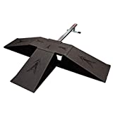 Ten-Eighty Skatepark Set with 40' Grind Rail, 3 Ramps, and Tabletop, Black