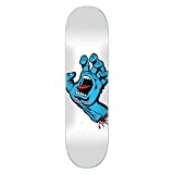 Santa Cruz Skateboard Deck Screaming Hand White 8.25' x 31.8'