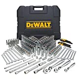 DEWALT Mechanics Tools Kit and Socket Set, 204-Piece, 1/4' & 3/8' & 1/2' Drive, MM/SAE (DWMT72165)