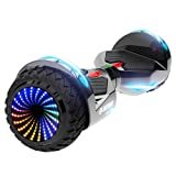 GOTRAX NOVA PRO Hoverboard with Music Speaker, 6.5 inch LED Wheels, Dual 200W Motor up to 6.2 MPH, UL2272 Certified Self Balancing Scooters for Kids Teens Adults