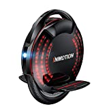 INMOTION V8F Electric Unicycle, 16-inch One Wheel Self Balancing Electric Scooter for Adults Smart Electric Wheel with LEDs Built-in Speaker Battery HD Display Max Speed 22mph