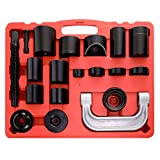 Orion Motor Tech Master Ball Joint Press Kit & U-Joint Puller Service Tool Set 21PCS - Upper and Lower Ball Joint Removal Tool Kit for Ball Joint Service with C-Press