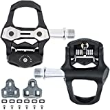 ZERAY Carbon Road Bike Pedals Peloton Pedal Clipless Pedals Road Cycling Pedals with Cleat Compatible with Look Keo