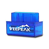 Veepeak Mini Bluetooth OBD II Scanner for Android, Auto Check Engine Light Code Reader Diagnostic Scan Tool Supports Torque Pro, OBD Fusion, Car Scanner App