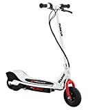 Razor E200 Electric Scooter - 8' Air-filled Tires, 200-Watt Motor, Up to 12 mph and 40 min of Ride Time, White