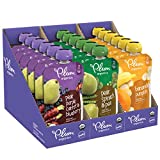 Plum Organics Baby Food Pouch | Stage 2 | Fruit and Veggie Variety Pack | 3.5 Ounce | 18 Pack | Fresh Organic Food Squeeze | For Babies, Kids, Toddlers