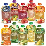 Happy Baby Organics Clearly Crafted Baby Food Pouches Variety Pack, 4 Ounces, 10 Count